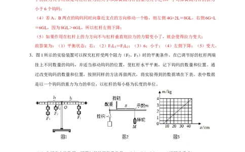 专题09杠杆平衡实验（解析版）_8、物理总复习_8.中考物理总复习_2023年中考复习资料_二轮复习_2023年中考物理二轮题型专项复习（全国通用）