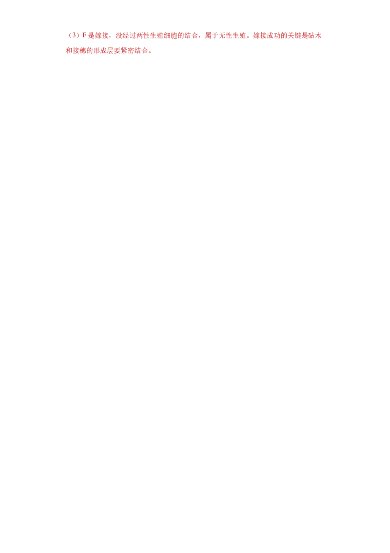 01-八年级生物下学期期末综合测试卷（人教版）（解析版）_new_初中全科电子版试卷练习试题_生物_生物8下练习_人教生物8年级下期末试卷12份