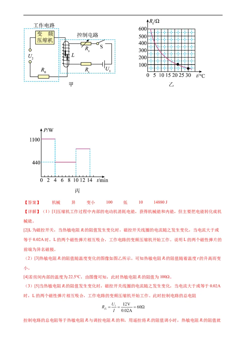 专题20电与磁20.4电动机（教师版）_8、物理总复习_8.中考物理总复习_2024年中考复习资料_专项复习资料_完三年（2021&mdash;2023）中考真题分项精编（全国通用）