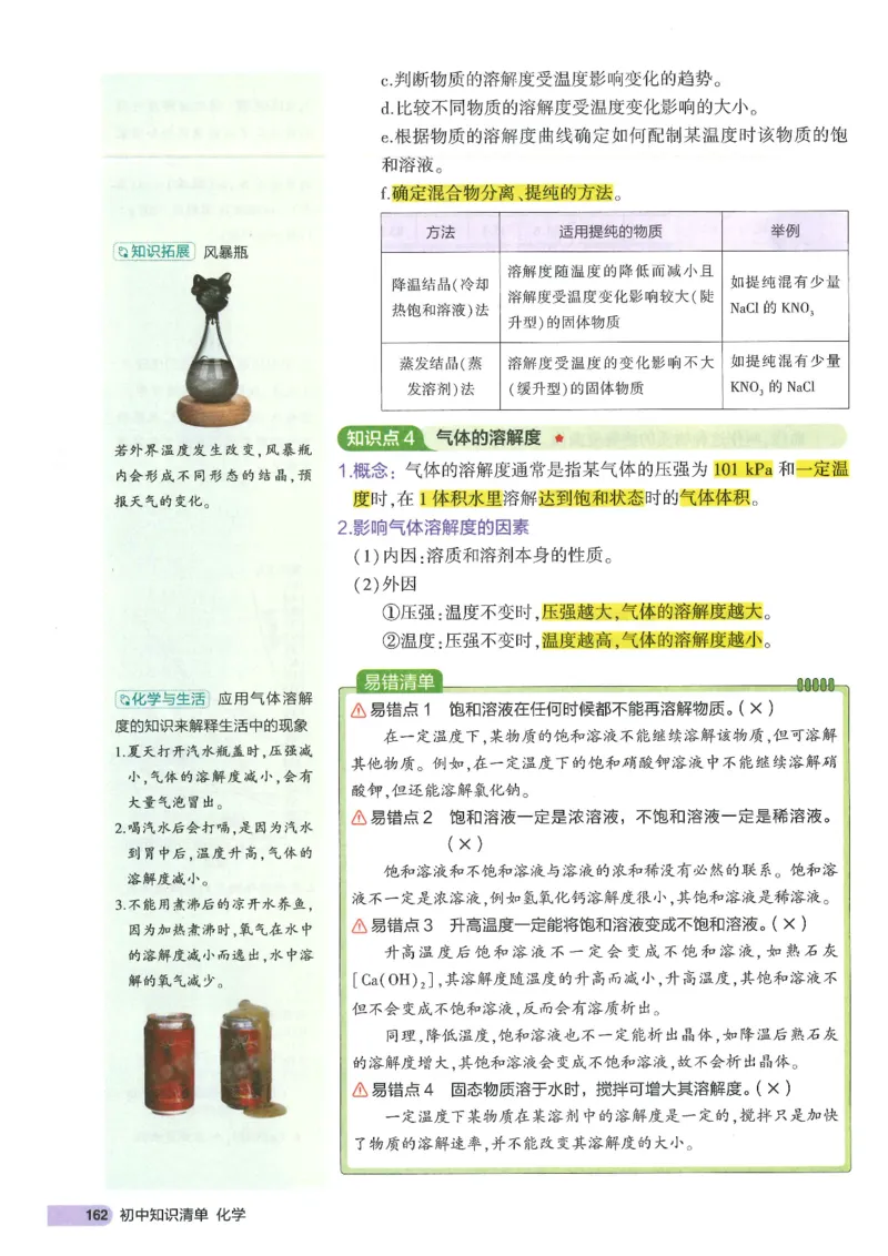 2025版《初中知识清单》-化学_《初中全科目知识点汇总》_2025初中知识清单_化学