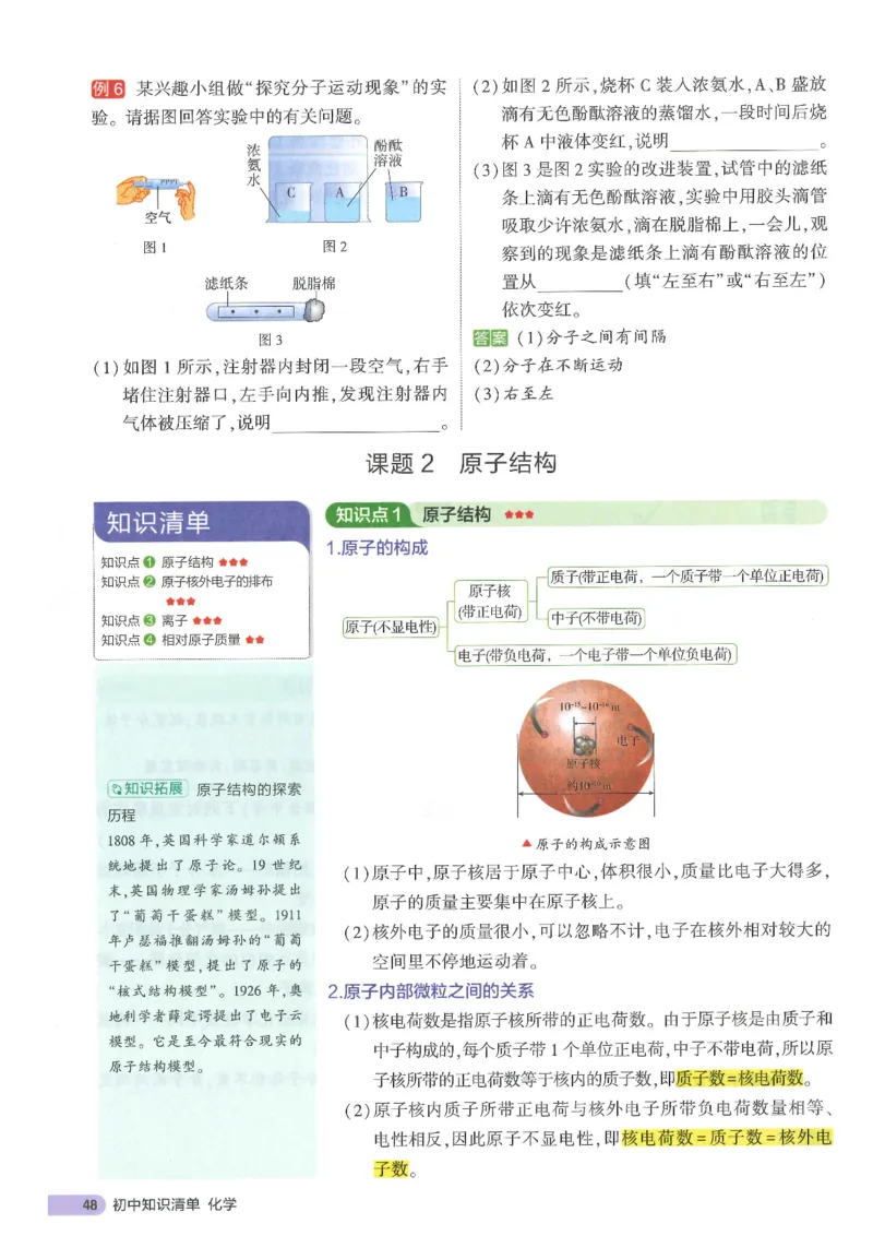 2025版《初中知识清单》-化学_《初中全科目知识点汇总》_2025初中知识清单_化学
