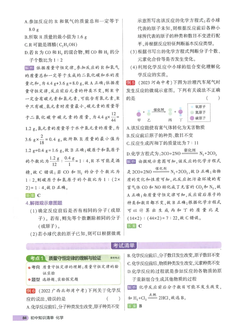 2025版《初中知识清单》-化学_《初中全科目知识点汇总》_2025初中知识清单_化学