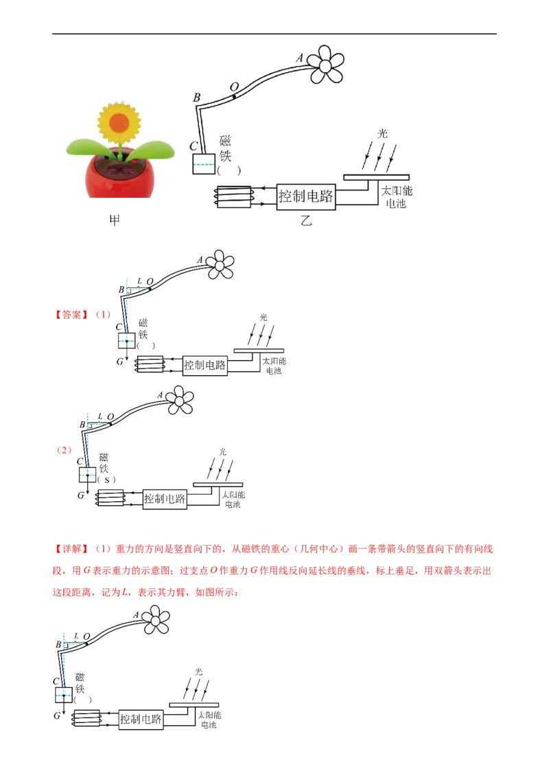电学与电磁学作图专项训练（教师版）_8、物理总复习_8.中考物理总复习_2024年中考复习资料_专项复习资料_完三年（2021&mdash;2023）中考真题分项精编（全国通用）_专项训练