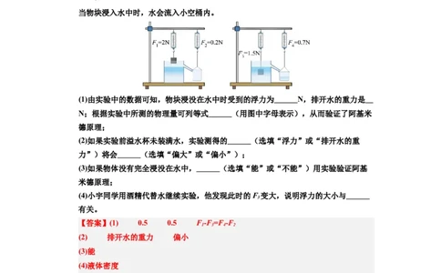 课时10.2阿基米德原理（教师版）_初物_八年级上下册+九年级全一册物理_八年级物理下册_讲义（更新中）-U26