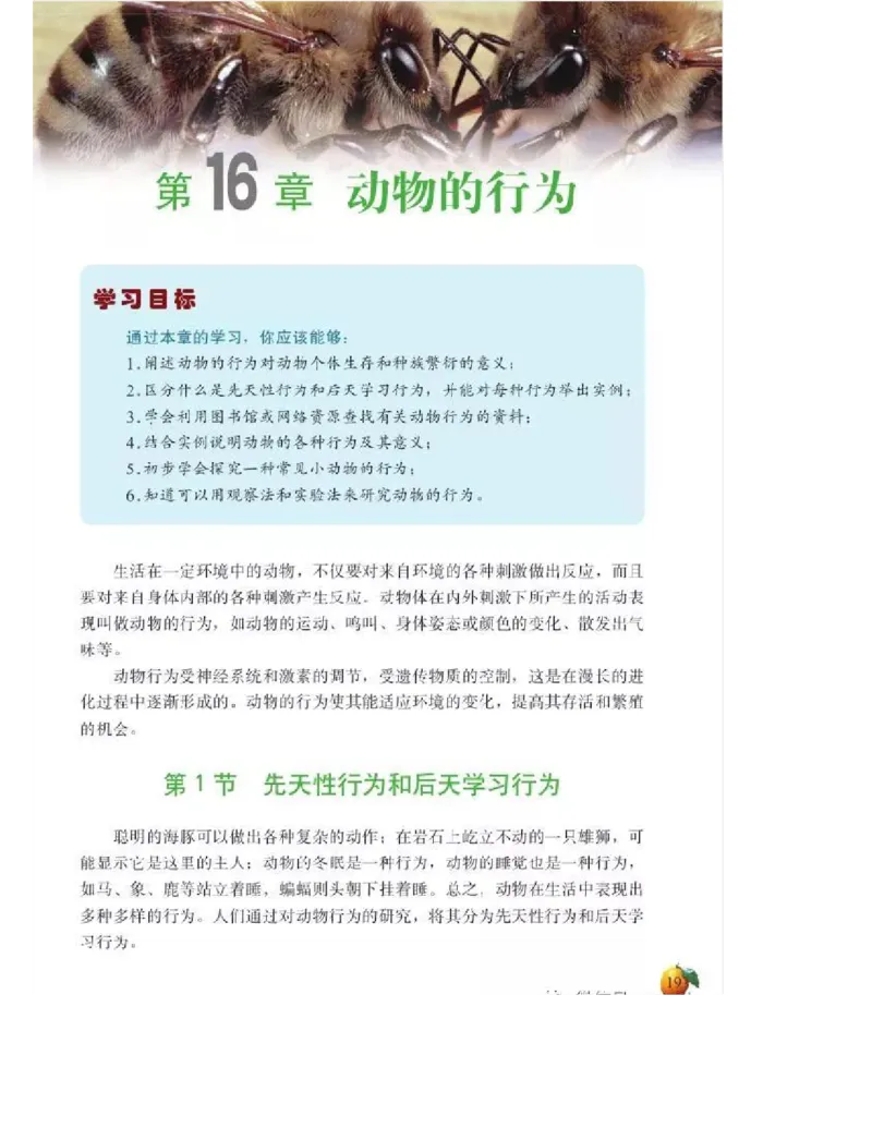 北师大版初中生物8年级上册电子课本_初中电子课本_9.生物_北师大版