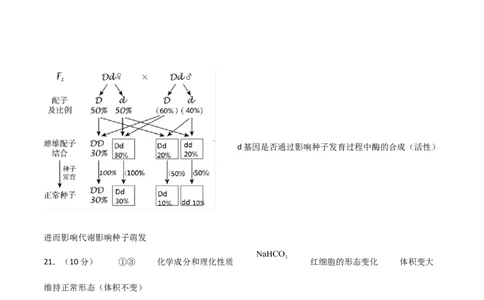 黄金卷07（参考答案）-赢在高考&middot;黄金8卷备战2024年高考生物模拟卷（北京专用）_2024年新高考资料_4.2024高考模拟预测试卷