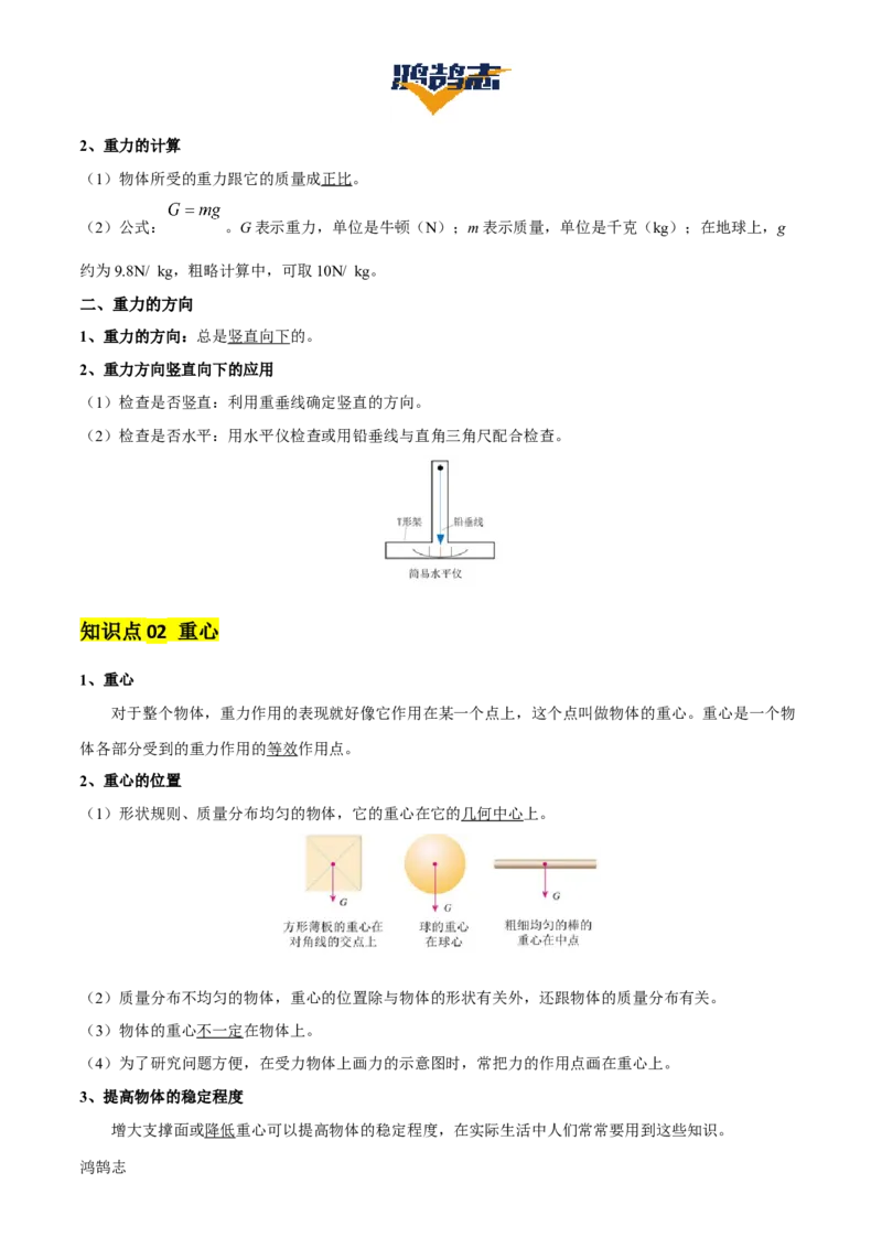 专题08弹力、重力、摩擦力（4大模块知识清单+5个易混易错+5种方法技巧+典例真题精析）（解析版）_8、物理总复习_物理一轮复习