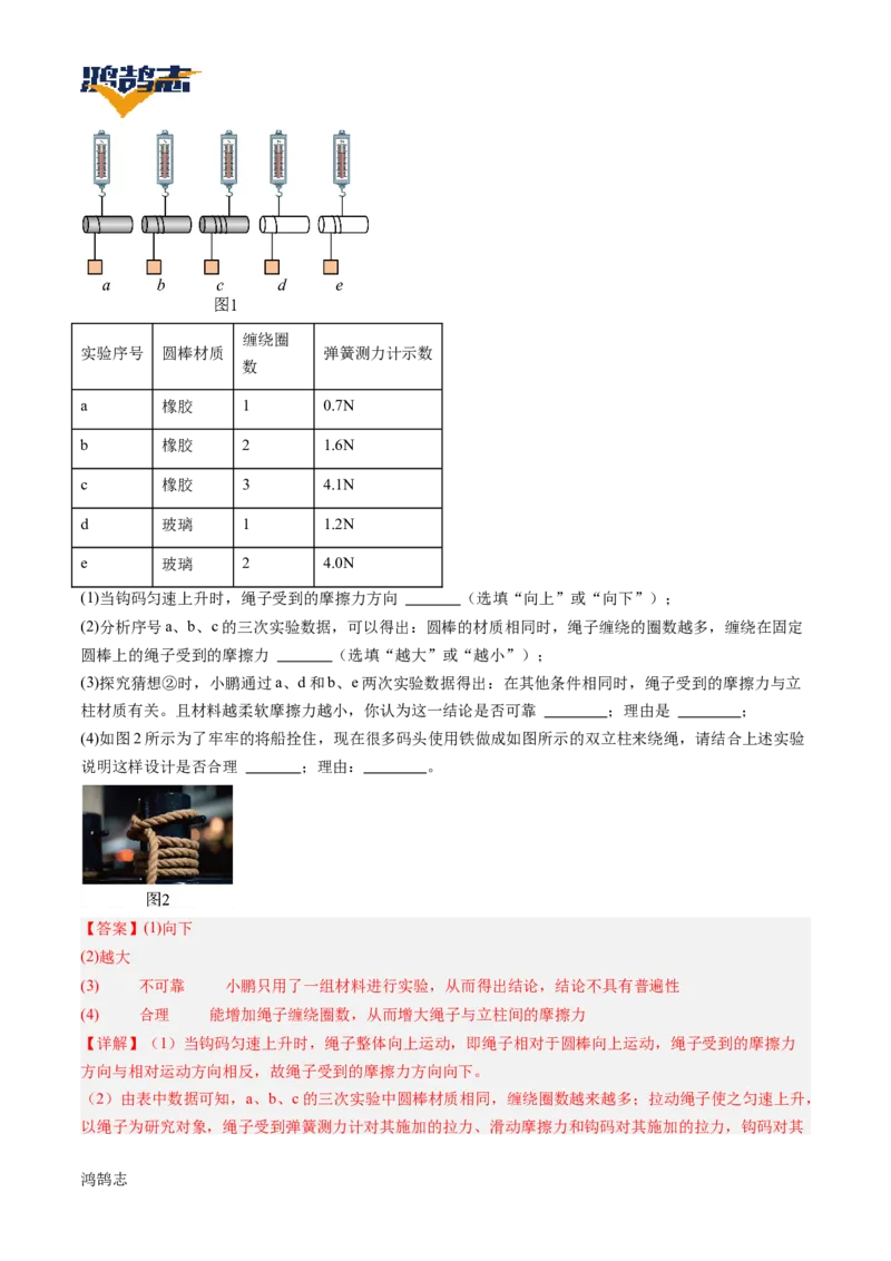 专题09运动和力（讲义）（解析版）_8、物理总复习_《2025年中考复习讲义》物理