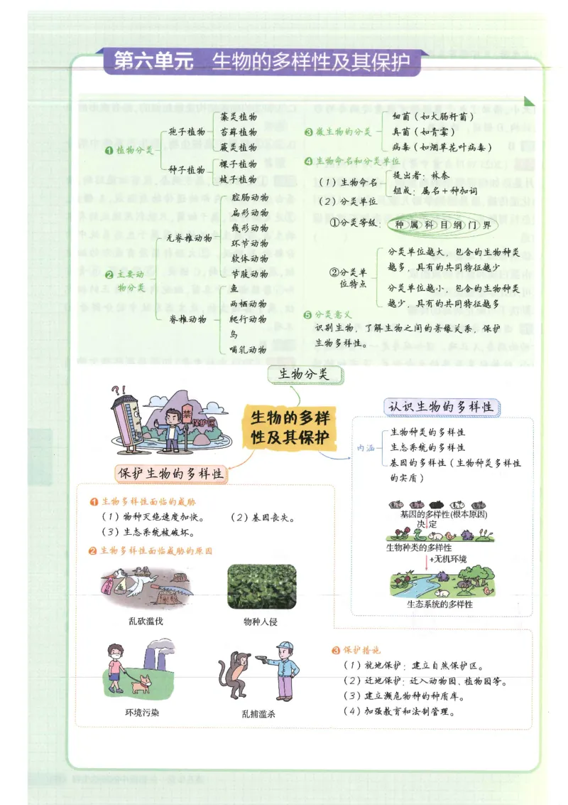 2025版《初中知识清单》-生物_《初中全科目知识点汇总》_2025初中知识清单_生物
