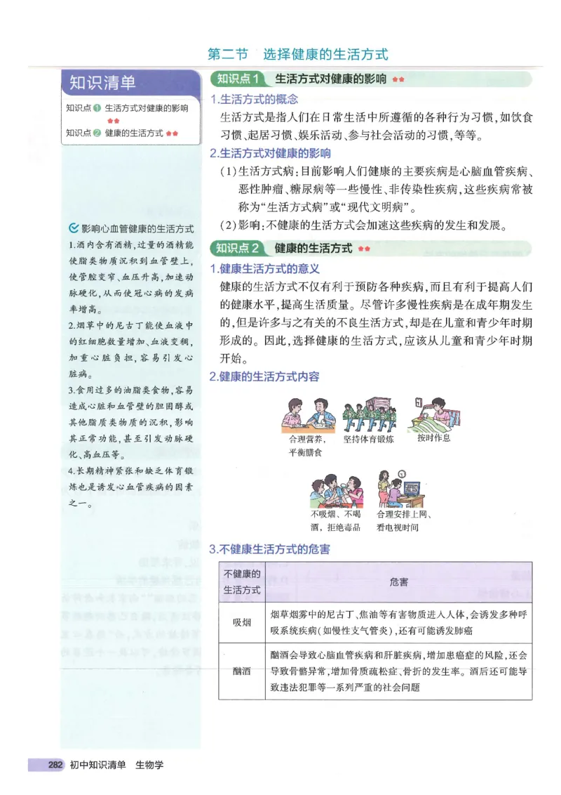 2025版《初中知识清单》-生物_《初中全科目知识点汇总》_2025初中知识清单_生物
