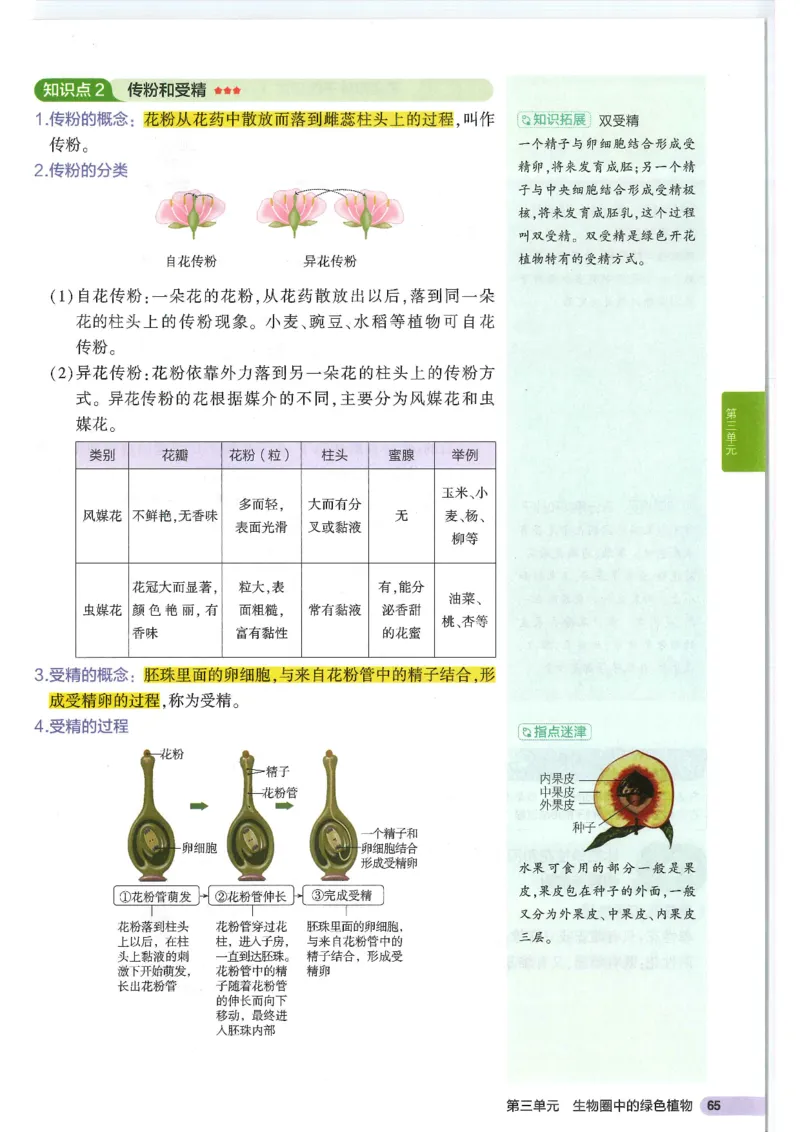 2025版《初中知识清单》-生物_《初中全科目知识点汇总》_2025初中知识清单_生物
