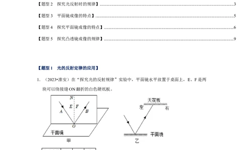 挑战12实验探究题（光学综合41题）（原卷版）_8、物理总复习_2024年中考复习资料_专项复习资料_❤备战2024年中考物理真题《压轴挑战》分类汇编