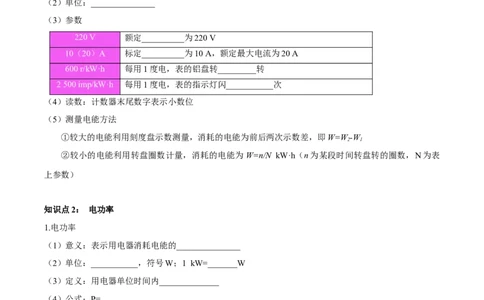 专题24电功和电功率（原卷版）_8、物理总复习_2024年中考复习资料_一轮复习_完备战2024年中考物理一轮复习考点帮（全国通用）