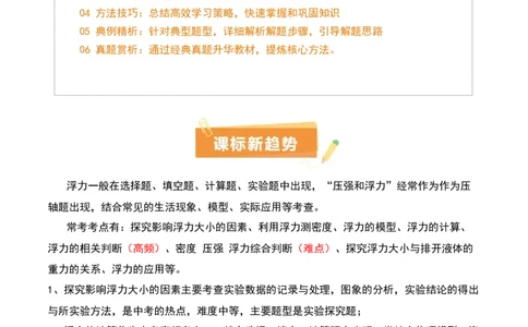 专题11浮力（4大模块知识清单+4个易混易错+7种方法技巧+典例真题精析）（解析版）_8、物理总复习_物理一轮复习