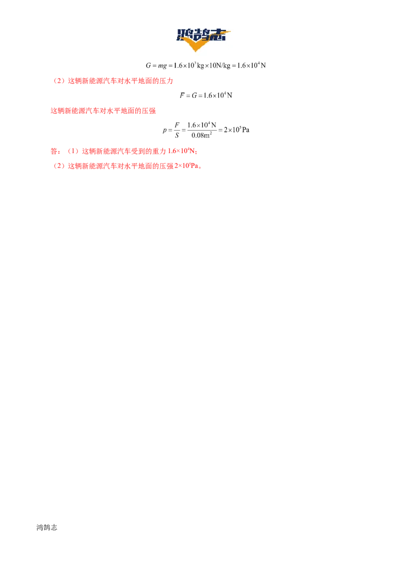 专题10压强（4大模块知识清单+5个易混易错+5种方法技巧+典例真题精析）（解析版）_8、物理总复习_物理一轮复习