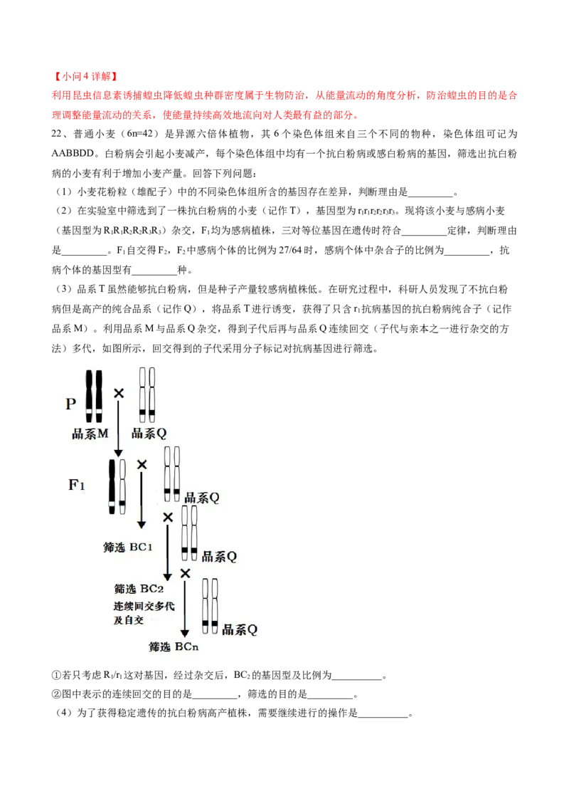 黄金卷02（解析版）-赢在高考&middot;黄金8卷备战2024年高考生物模拟卷（河北专用）_2024年新高考资料_4.2024高考模拟预测试卷