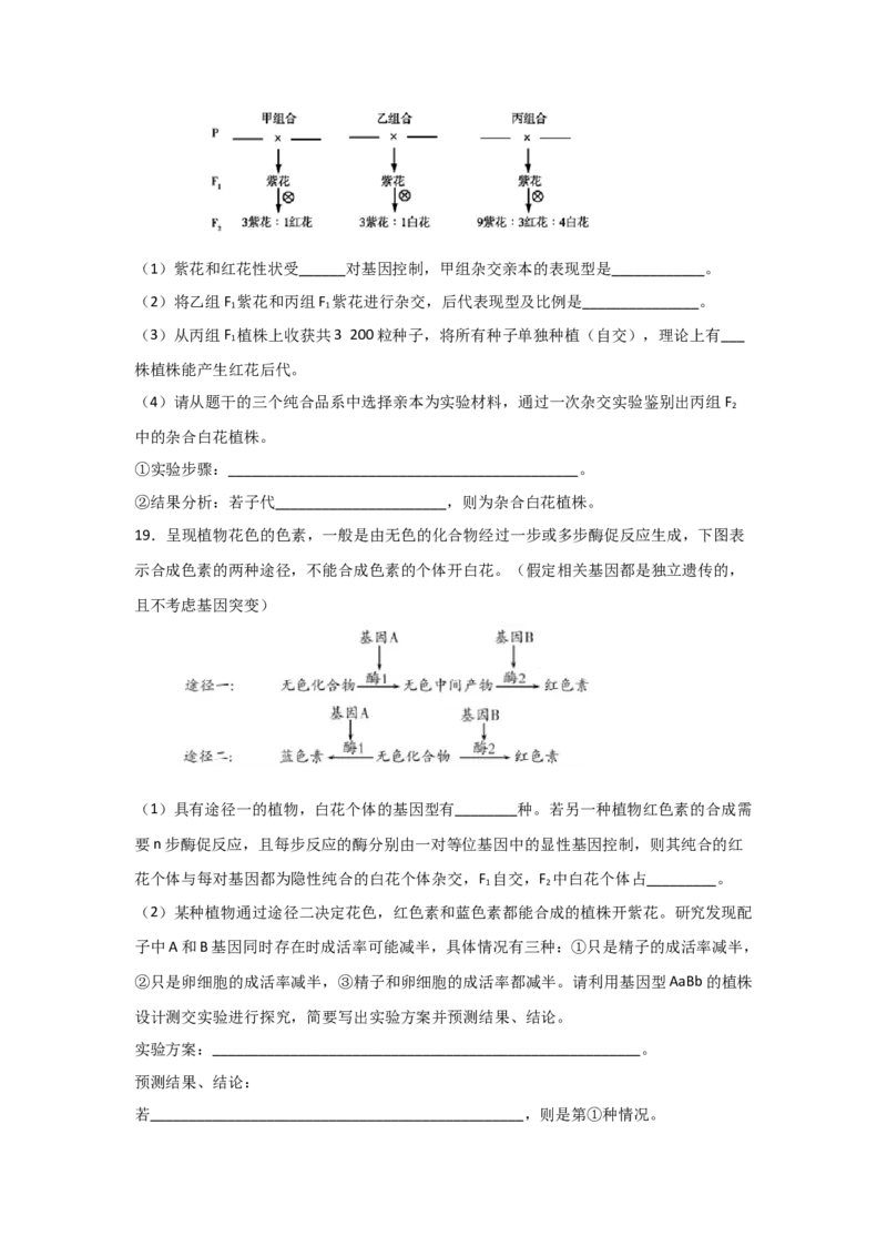专题14_基因的自由组合定律(学生版)_新高考复习资料_2023年新高考复习资料_二轮复习_增分要点2023高考生物二轮复习专题解读和分层训练291073137
