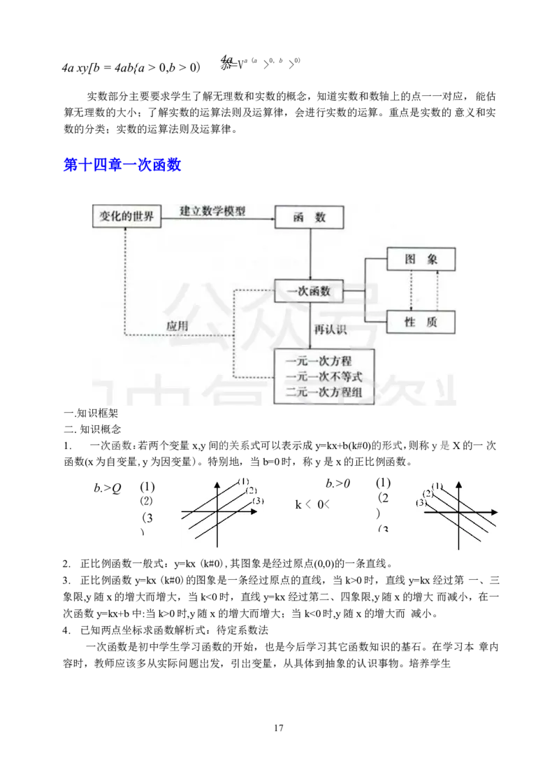 初中数学知识点总结-全面整理_《初中全科目知识点汇总》_初中数学知识点汇总