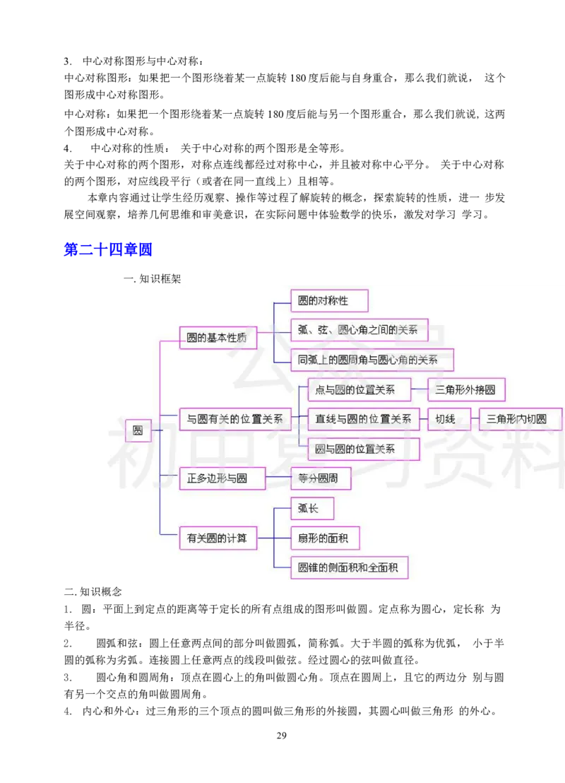 初中数学知识点总结-全面整理_《初中全科目知识点汇总》_初中数学知识点汇总