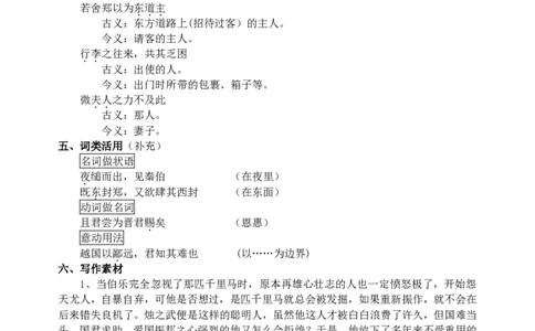 （超详）高中语文知识点归纳汇总_《初中全科目知识点汇总》_初高中知识点归纳汇总