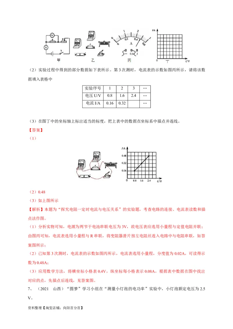 专题24伏安法应用攻略解析版_8、物理总复习_8.中考物理总复习_2023年中考复习资料_专项复习_2023年中考物理重难点瓶颈突破（难点剖析+真题汇编+原创预测）（全国通用）_解析版