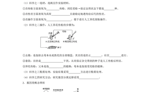 专题13_基因的分离定律(教师版)_新高考复习资料_2023年新高考复习资料_二轮复习_增分要点2023高考生物二轮复习专题解读和分层训练291073137