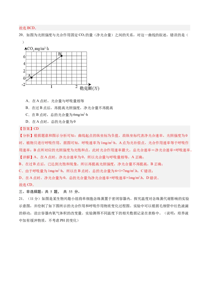 黄金卷08（解析版）-赢在高考&middot;黄金8卷备战2024年高考生物模拟卷（辽宁专用）_2024年新高考资料_4.2024高考模拟预测试卷