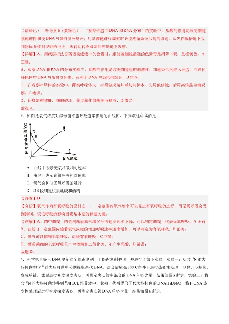 黄金卷08（解析版）-赢在高考&middot;黄金8卷备战2024年高考生物模拟卷（辽宁专用）_2024年新高考资料_4.2024高考模拟预测试卷