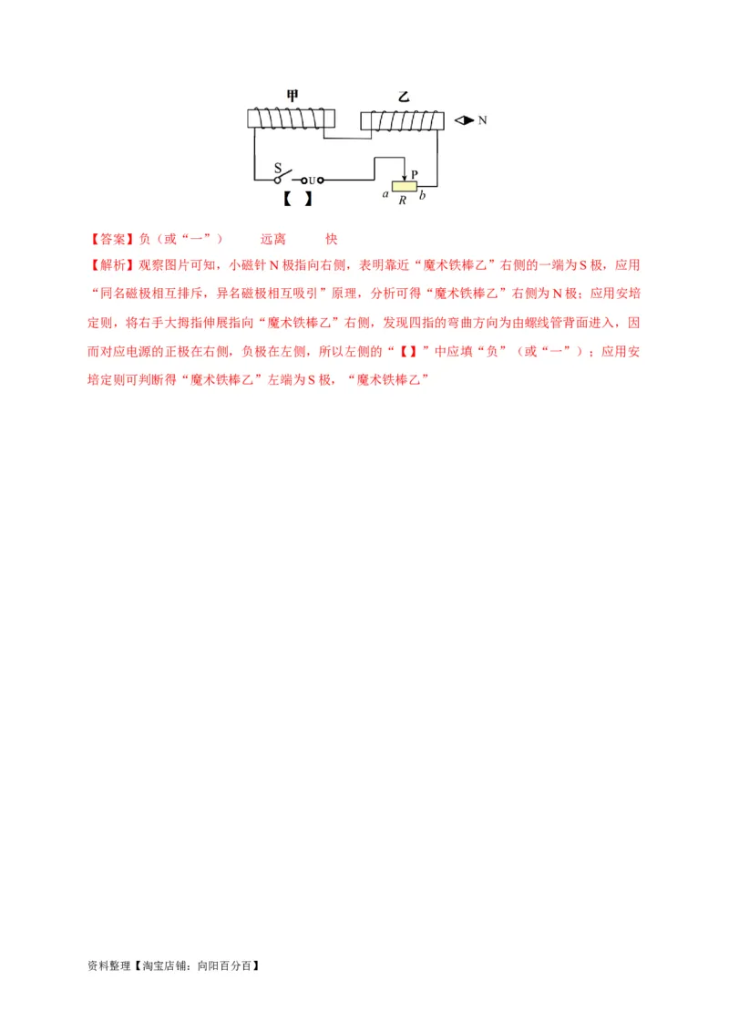 专题27电磁现象问题辨析及应用攻略解析版_8、物理总复习_8.中考物理总复习_2023年中考复习资料_专项复习_2023年中考物理重难点瓶颈突破（难点剖析+真题汇编+原创预测）（全国通用）