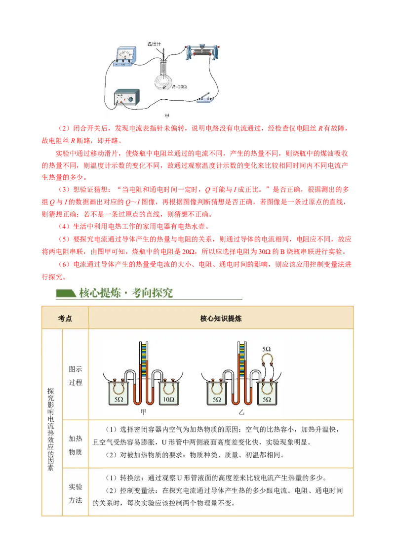 专题20实验探究题（电学）（讲练）解析版_8、物理总复习_8.中考物理总复习_2024年中考复习资料_二轮复习资料_完2024年中考物理二轮复习课件+讲义+练习（全国通用）