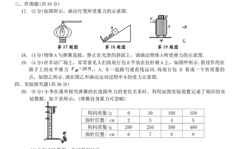人教版物理八年级下册期中综合测试卷_初物_八年级上下册+九年级全一册物理_八年级物理下册_期中+期末（更新中）