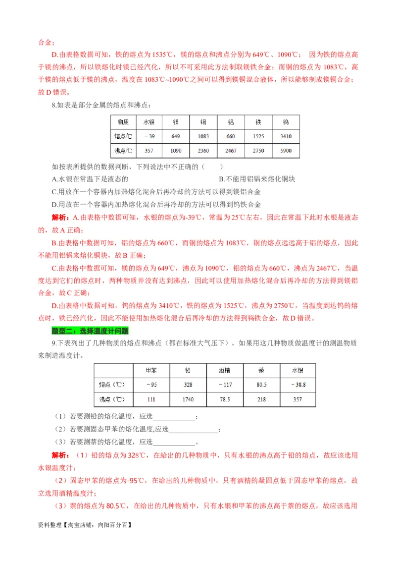 熔点沸点的应用和熔化凝固沸腾的条件_8、物理总复习_2024年中考复习资料_专项复习资料_2024年中考物理复习辅导系列_❤更新专项复习