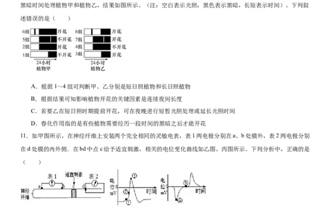 黄金卷05（原卷版）_2024年新高考资料_4.2024高考模拟预测试卷_赢在高考&middot;黄金8卷备战2024年高考生物模拟卷（湖南专用）31263208