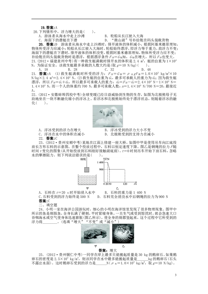 第十章浮力单元综合检测-(新版)_初物_八年级上下册+九年级全一册物理_八年级物理下册_全套教学资源_课件教案教学反思_其他试卷+重点讲练_第十章浮力_单元测试