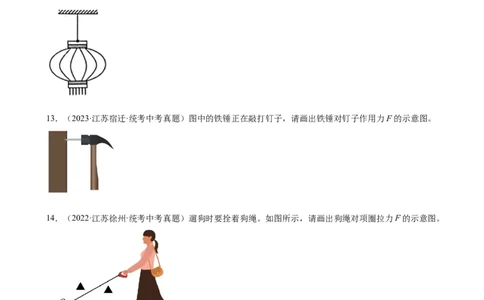 专题7力7.1力（学生版）_8、物理总复习_2024年中考复习资料_专项复习资料_完三年（2021&mdash;2023）中考真题分项精编（全国通用）