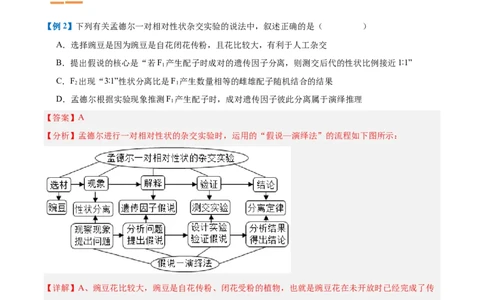 专题09基因的传递规律（9大题型）（解析版）_2025年新高考资料_一轮复习_备战2025年高考生物一轮复习题型全覆盖（新高考通用）