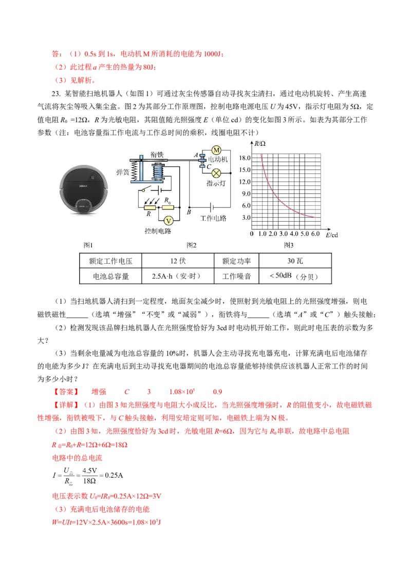 专题12电与磁（测试）解析版_8、物理总复习_8.中考物理总复习_2024年中考复习资料_二轮复习资料_完2024年中考物理二轮复习课件+讲义+练习（全国通用）_模块三（电磁学）