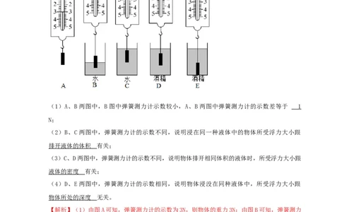第10章浮力（解析版）_8、物理总复习_8.中考物理总复习_2022年中考复习资料_2022年中考物理一轮复习知识点梳理与针对性分层训练（人教版）265897621