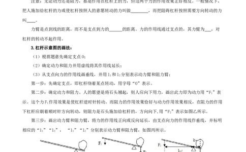 专题14简单机械（讲练）（原卷版）-2022年中考一轮复习讲练测_8、物理总复习_8.中考物理总复习_2022年中考复习资料_2022年中考物理一轮复习讲练测264201163