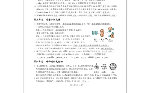 初中化学各单元期末复习提纲，照着背高分不愁！_《初中全科目知识点汇总》_初中化学知识点汇总