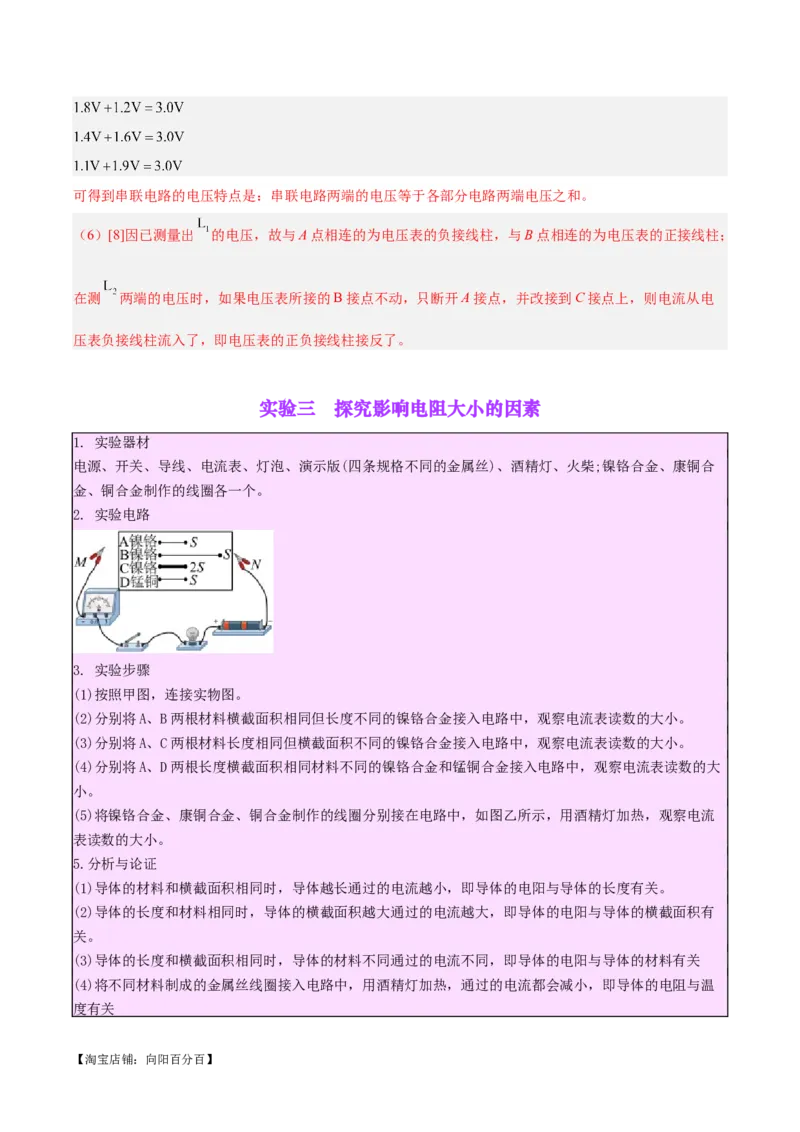 专题35电磁学实验专题（一）（解析版）_8、物理总复习_2024年中考复习资料_一轮复习_完备战2024年中考物理一轮复习考点帮（全国通用）_教师版（含答案解析）