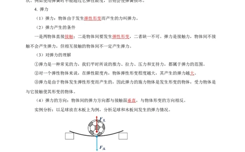 第七章力（知识清单）-八年级物理下册同步备课系列（人教版）（教师版）_初物_八年级上下册+九年级全一册物理_八年级物理下册_老课标资料_单元试卷