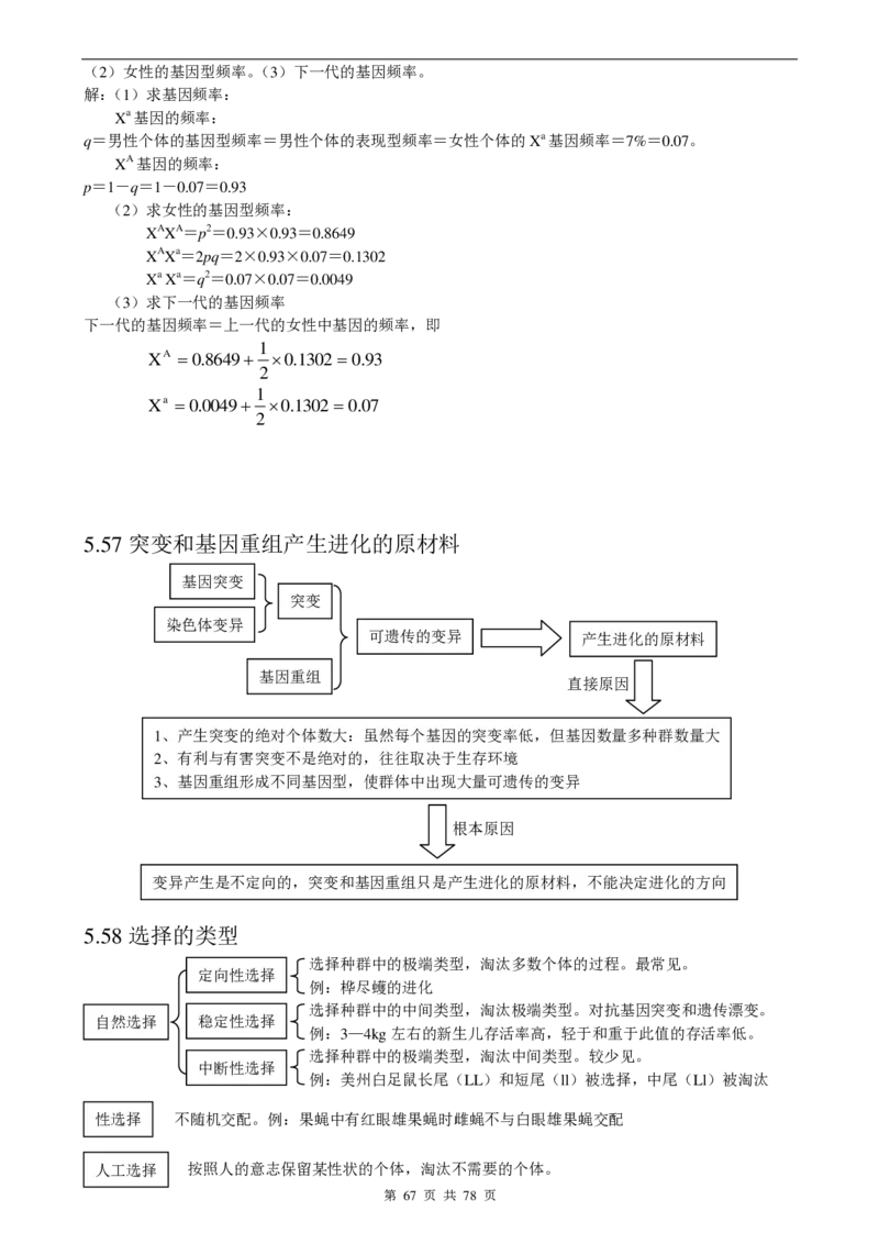 （超详）高中生物知识点归纳汇总_《初中全科目知识点汇总》_初高中知识点归纳汇总