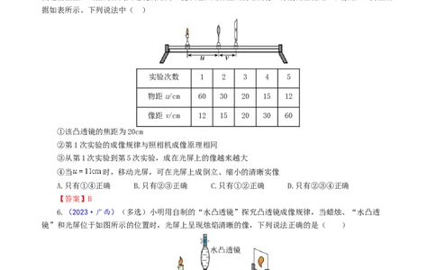 用&ldquo;图像法&rdquo;突破凸透镜成像规律问题_8、物理总复习_8.中考物理总复习_2024年中考复习资料_专项复习资料_2024年中考物理复习_❤更新专项复习