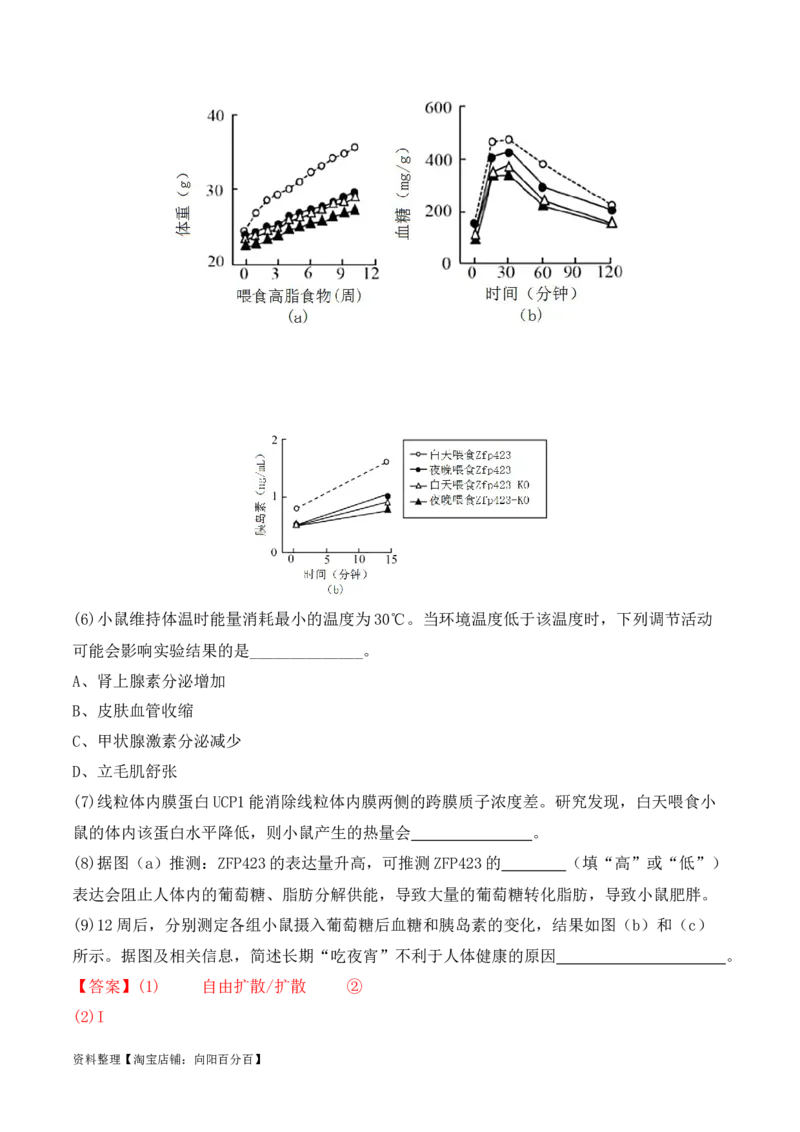 专题08生命活动调节（解析版）_新高考复习资料_2024年新高考复习资料_二轮复习资料_2024年高考生物二轮热点题型归纳与变式演练（新高考通用）_教师版（含答案解析）