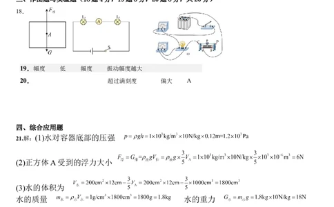 物理（海南卷）（参考答案）_8、物理总复习_2024中考模拟题物理_三模（37套）_物理（海南卷）