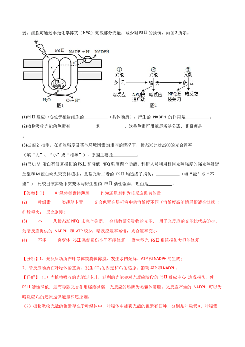 黄金卷03（解析版）-赢在高考&middot;黄金8卷备战2024年高考生物模拟卷（海南专用）_2024年新高考资料_4.2024高考模拟预测试卷