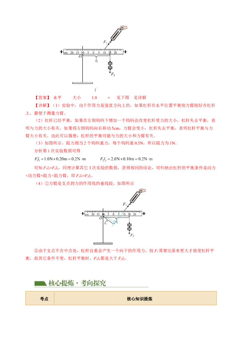 专题19实验探究题（力学）（讲练）解析版_8、物理总复习_8.中考物理总复习_2024年中考复习资料_二轮复习资料_完2024年中考物理二轮复习课件+讲义+练习（全国通用）