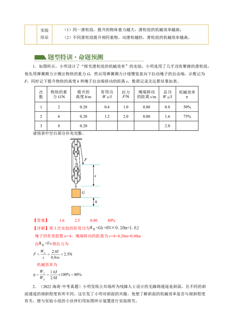 专题19实验探究题（力学）（讲练）解析版_8、物理总复习_8.中考物理总复习_2024年中考复习资料_二轮复习资料_完2024年中考物理二轮复习课件+讲义+练习（全国通用）