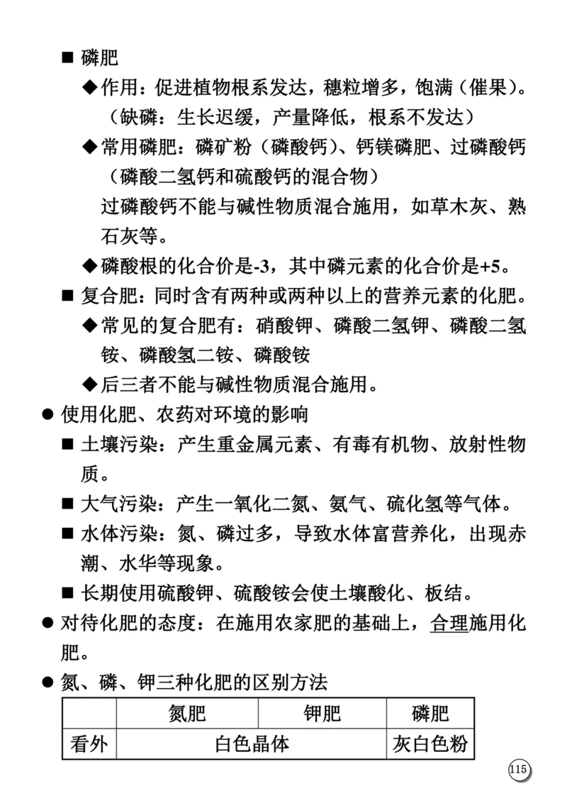 初中化学笔记_《初中全科目知识点汇总》_初中化学知识点汇总